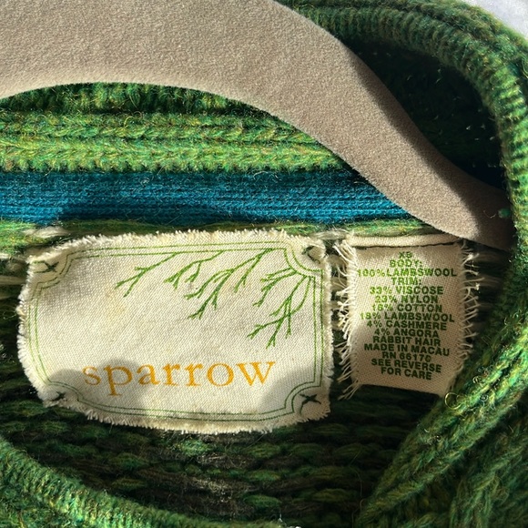 Sparrow Lambswool Sweater Cardigan - Picture 3 of 4